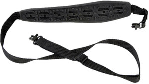 Bulldog Armor Molded Rifle Sling with Deluxe Locking Swivels - Black - 672352017137
