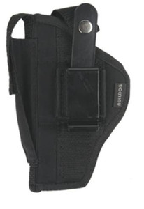 Bulldog Belt Loop and Clip Pistol Holster - Mini Semi-Auto's - Ambidextrous - Black - 672352619010
