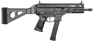 Grand Power Stribog SP9A3G with SB Tactical Brace 9mm - 8" Threaded Barrel - Black - 30 Round - 810091152850