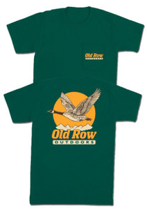 Old Row Outdoor Goose Pocket Tee - Short Sleeve - Blue Spruce -