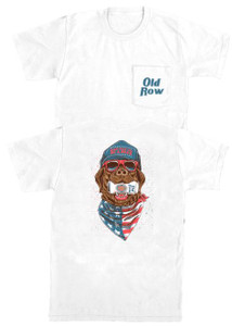 Old Row Gbc Retro Can Pocket Tee - Short Sleeve - White -