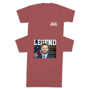 Old Row The Vance Legend Pocket Tee - Short Sleeve - Red -