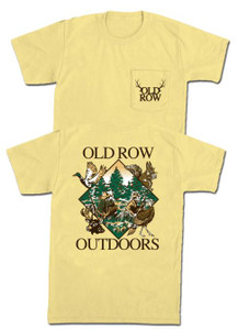 Old Row The Great Outdoors Pocket Tee - Short Sleeve - Butter -