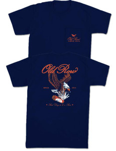 Old Row The Eagle Beer Pocket Tee - Short Sleeve -Navy -