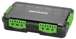 SPRO Waterproof Box 3700 Deep - Black / Green - 651583121387