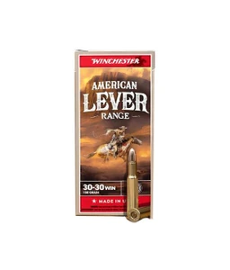 Winchester American Lever Range 30-30 Win - 150 Grain JSP - 2390 FPS - 20 Rounds - 020892030428