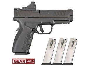 Springfield XD Mod.4 Gear Pac 9mm - 4" Barrel - Includes Viridan RFX11 Green Dot / 4 Magazines / Pistol Bag - Black - 16 Round - 706397005078
