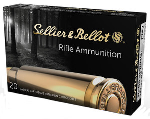 Sellier & Bellot 30-06 Springfield - 180 Grain FMJ - 2674 FPS - 20 Rounds - 754908511365