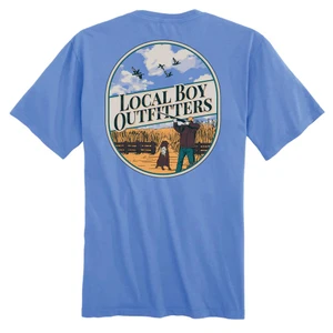 Local Boy Harvest Hunt Tee - Short Sleeve - Marina -