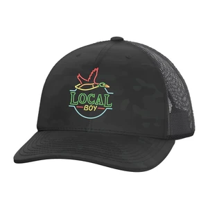 Local Boy Neon Duck Latte Trucker Hat - Multicam - 840445385610