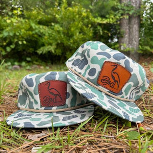 Dirty Marsh Backshore Leather Patch Hat - Marsh - 400100005468
