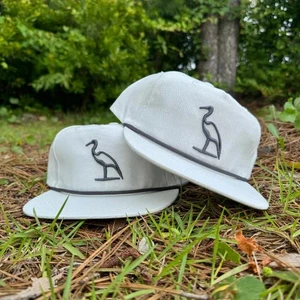 Dirty Marsh Heron Embroidered Hat - Salt - 400100005470