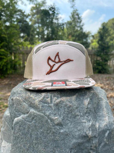 Combat Waterfowl 7 Panel Icon Hat - Harvest Duck Camo/Copper - 400100005725