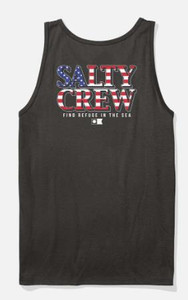 Salty Crew America Optic Tank - Black -