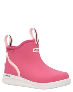 XTRATUF Little Kid's Ankle Deck Boot Sport - Hot Pink -