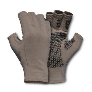 First Lite Rugged Wool Half Finger Glove - Walnut -