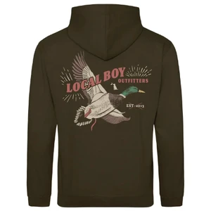 Local Boy Brushwood Mallard Blast Hoodie - Olive Green -