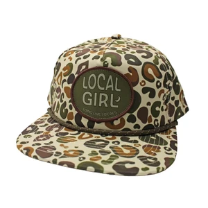 Local Girl Lunar Patch Rope Hat - Vintage Cheetah - 840538637626