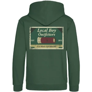 Local Boy Brushwood Ammo Patch Hoodie - Bottle Green -