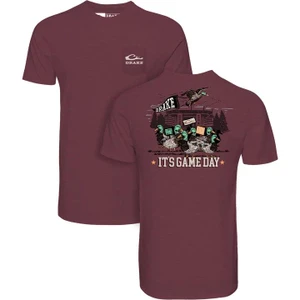 Drake Waterfowl Gae Day Tee - Short Sleeve - Pawny Port -