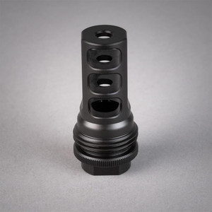 SilencerCo Hybrid ASR Muzzle Brake - 458 Cal - 5/8-24 - Black - 816413020357