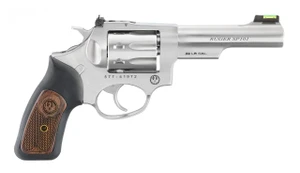 Ruger SP101 22 LR - 4.2" Barrel - Stainless / Black / Wood - 8 Round - 736676057658