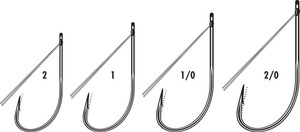 VMC Neko Hooks - Black Nickel - 6 Pack - Dance's Sporting Goods