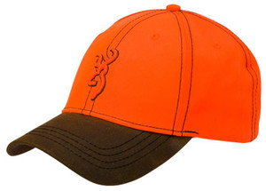 Browning Opening Day Blaze Orange/Waxed Brown Cap - 023614488422