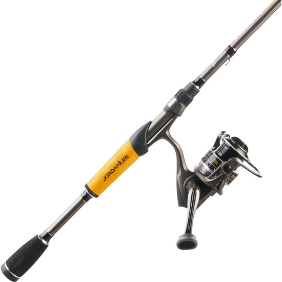 abu garcia jordan lee spinning rod Combo Fishing World Equipped with a Power Disk drag System and MagTrax brake system Abu Garcia Jordan Lee 6'10