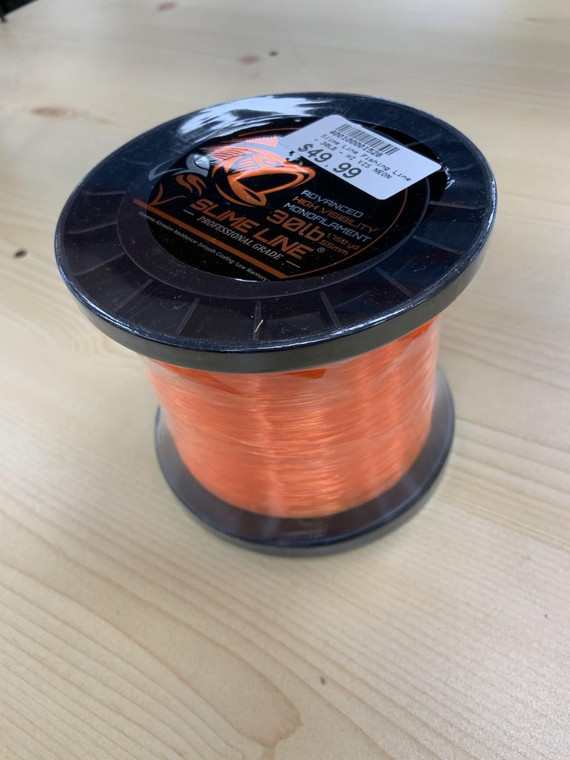 Slime Line Fishing Line Bulk Spool Hi Vis Neon Orange Dance's
