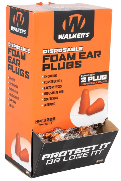 GSM Foam Earplugs - 32DB - Set of 2 - 813628076797