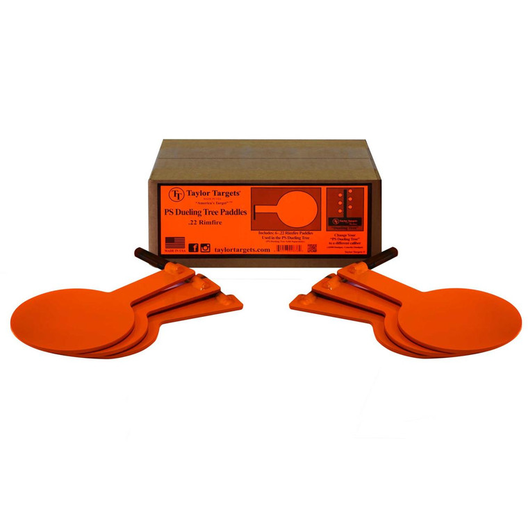 Taylor Targets Pro Series Dueling Tree Paddles - Rimfire - 602573008362