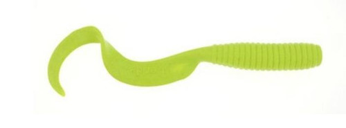 Berkley Gulp! Saltwater Grub, Chartreuse, 6  - 4 pack