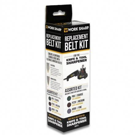 Work Sharp Combo Knife Sharpener Replacement Belt Kit