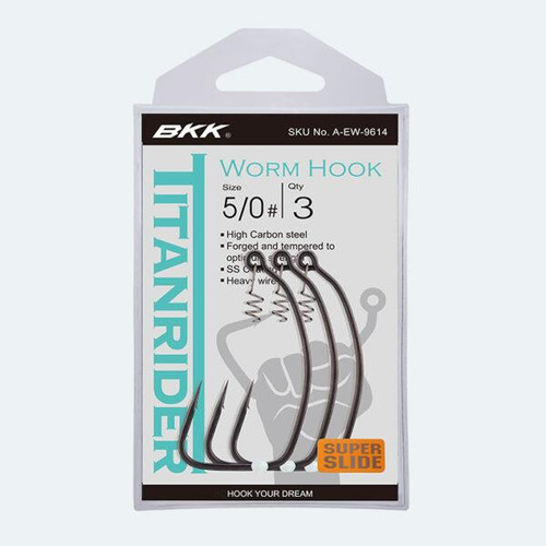 Gamakatsu Offset Shank Round Bend Worm Hooks