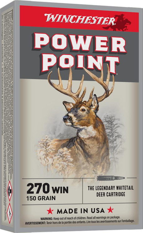 150 Grain Power Point - 2850 FPS - 20 Rounds - X2704 Ammo