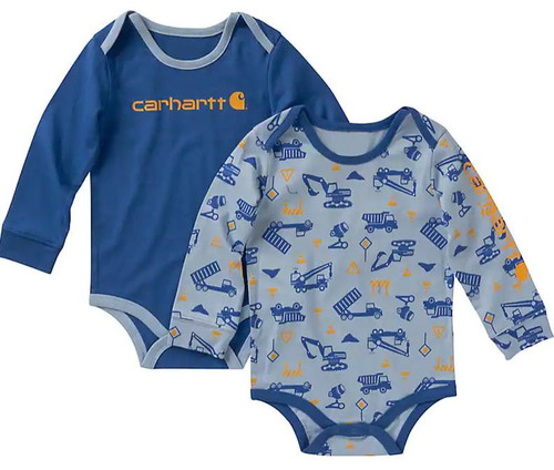 Carhartt Short Sleeve Farming Infant Bodysuit Onesie - Heather