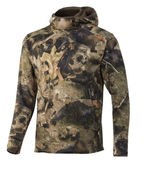 Carhartt Men's Midweight Camo Sleeve Logo Hooded Sweatshirt - XL Regular -  Mossy Oak Break-Up Country