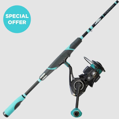 Leisure Sports 914171Pja Fishing Rod And Reel Combo, Spinning Reel Pol