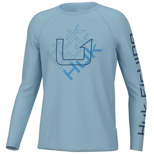 Huk Pursuit Heather Long Sleeve, Fishing Shirt for Men