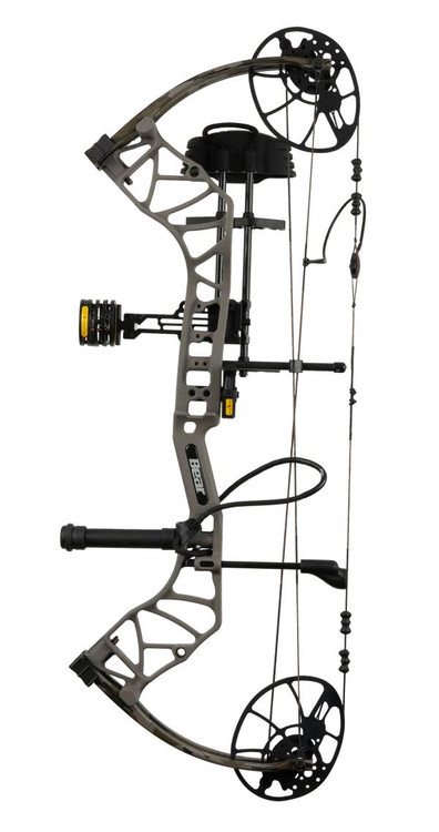 Bear Archery Special Edition Legit RTH Compound Bow - Right Handed - Stone  / Mossy Oak Bottomland - 10-70 lbs - Dance's Sporting Goods