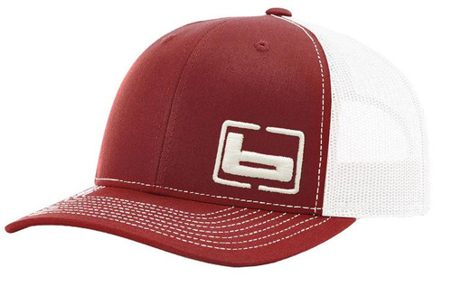 Banded Cardinal Banded Trucker Side Logo Snapback - Cardinal - Dance's Sporting Goods