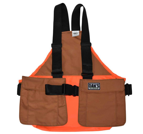 Dan's Hunting Gear Upland Strap Vest One Size Tan Orange