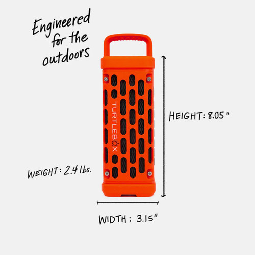 Turtlebox Ranger Collection Turtle Box Ranger - Orange - Dance's Sporting Goods