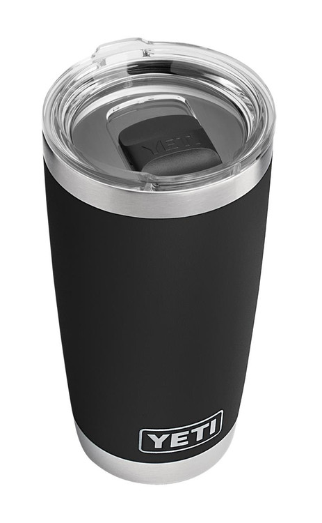 YETI Rambler Black Stone Tumbler with Magslider Lid, 10 oz.