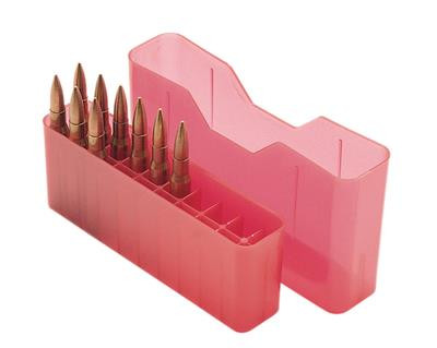  MTM 100 Round Flip-Top Ammo Box 38/357 Cal (Clear Blue) :  Sports & Outdoors