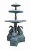 Tiered Fountain with Swans