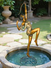 Female Archer Fountain - Special Patina, Style NA