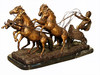 Roman Gladiator with his Team of Horses - Tabletop