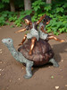 2 Kids Balancing on a Tortoise - 46"H